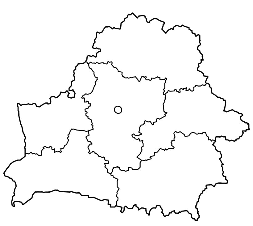 Map of Belarus