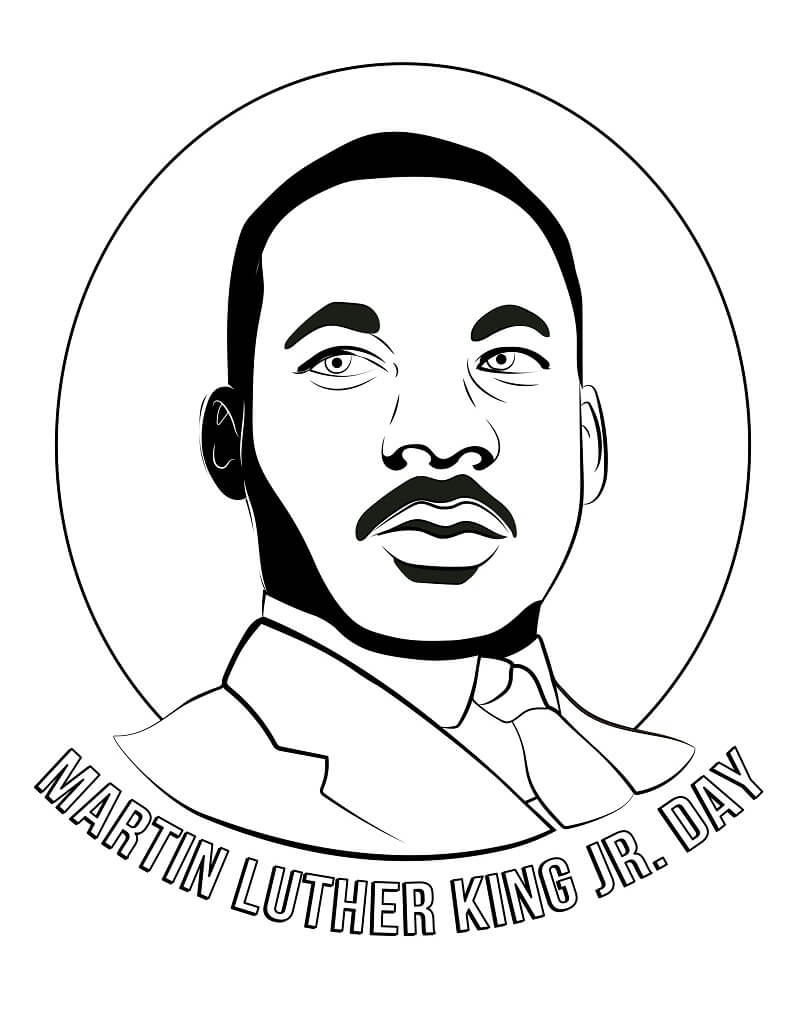 Martin Luther King Jr 2 Färbung Seite - Kostenlose druckbare ...