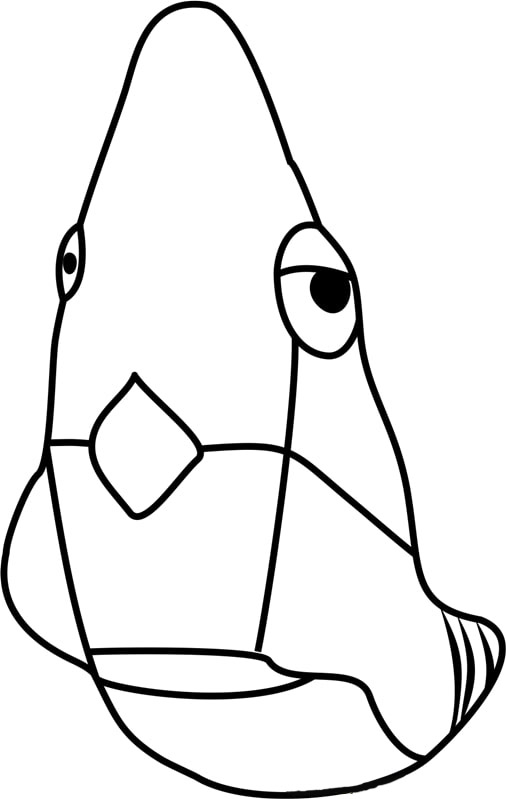 Metapod Coloring Page