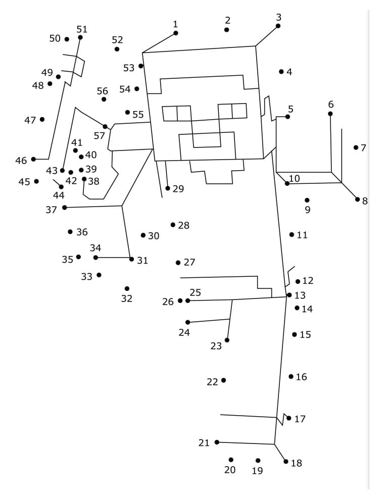 Minecraft Player Dot to Dots