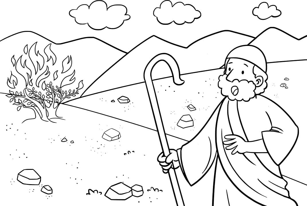Moses and Burning Bush