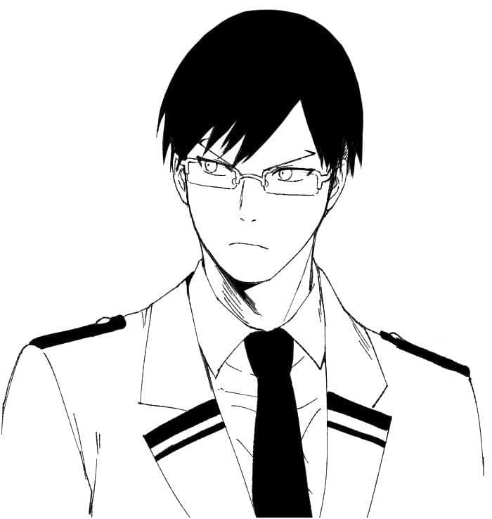 Tenya Iida from My Hero Academia - Coloring Pages