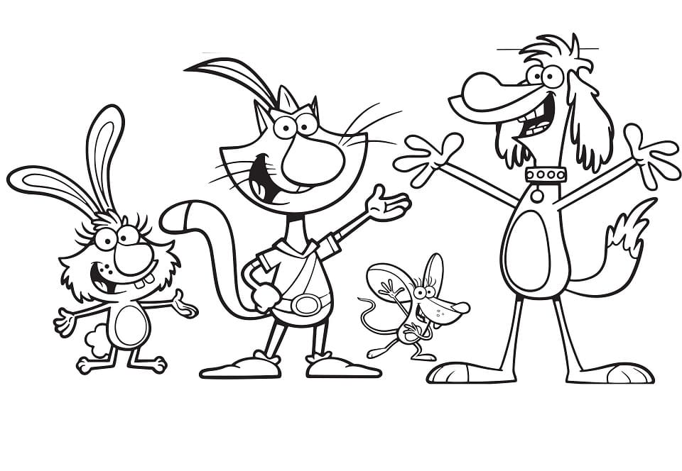 Nature Cat's Characters