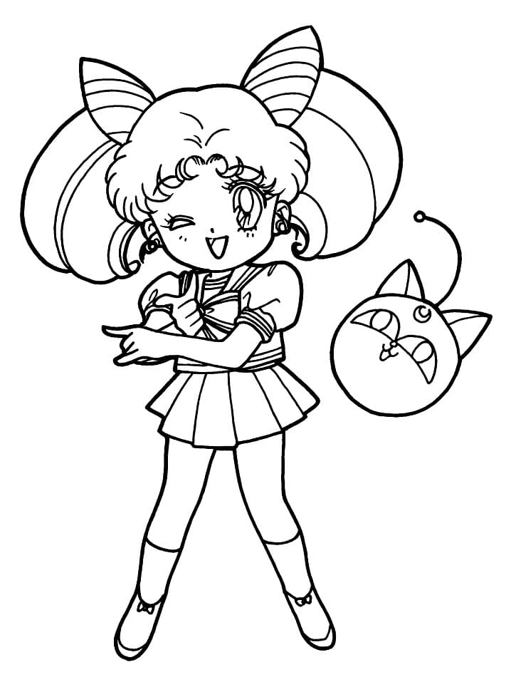 Pretty Chibiusa - Coloring Pages