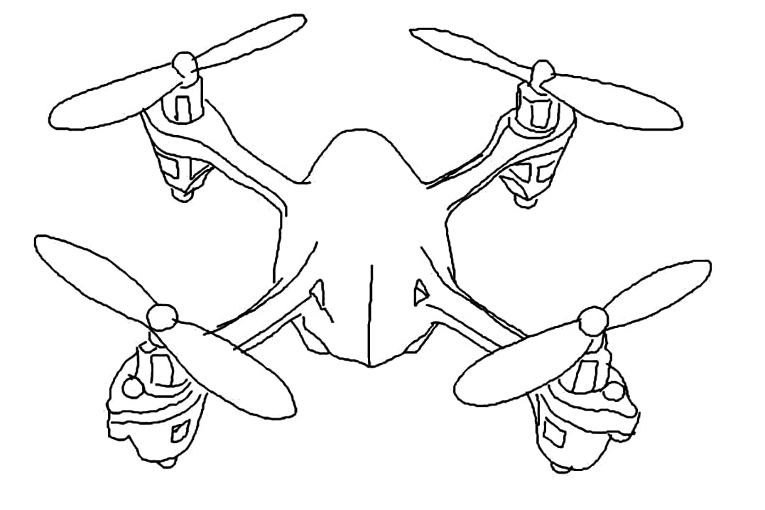 Printable Drone - Coloring Pages