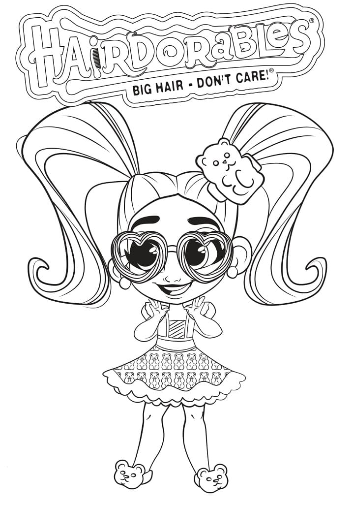 Printable Hairdorables - Coloring Pages