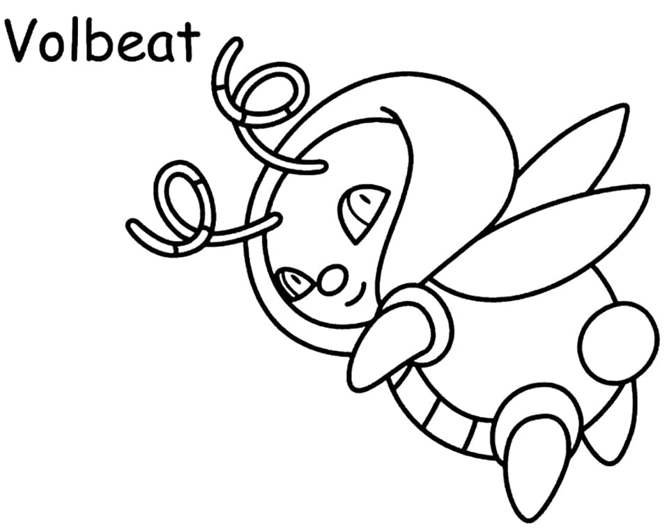 printable volbeat coloring pages pokemon