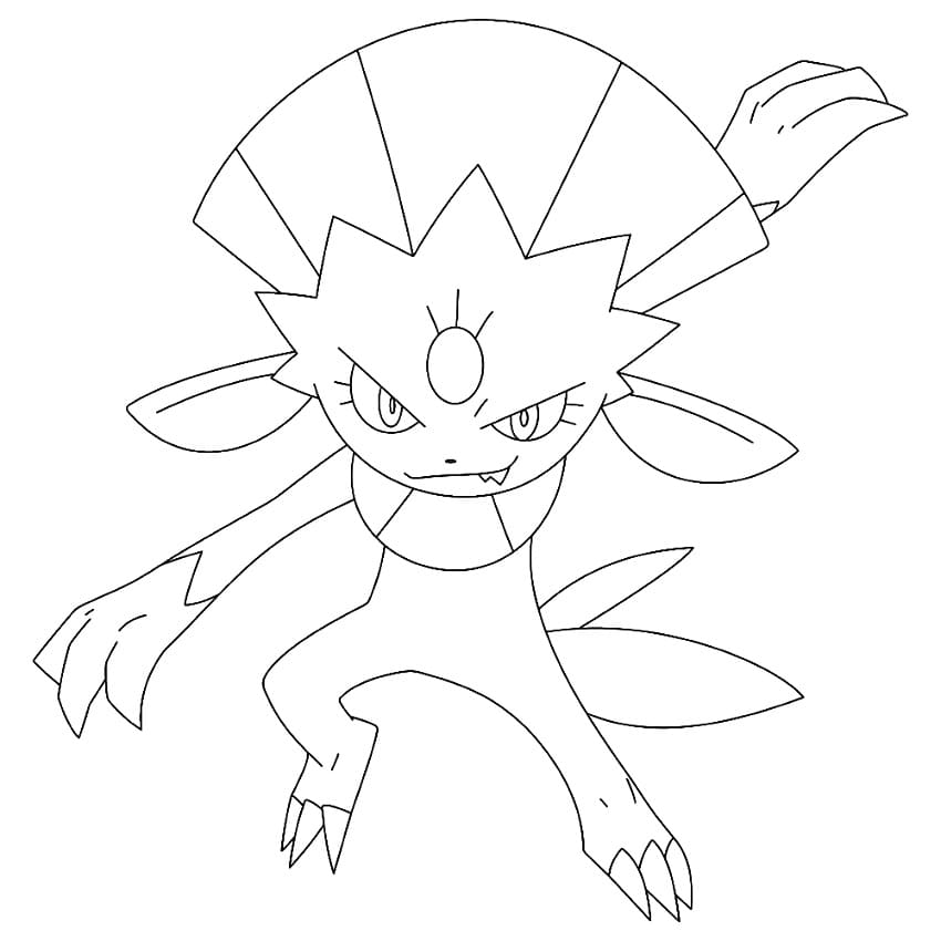 Printable Weavile Pokemon