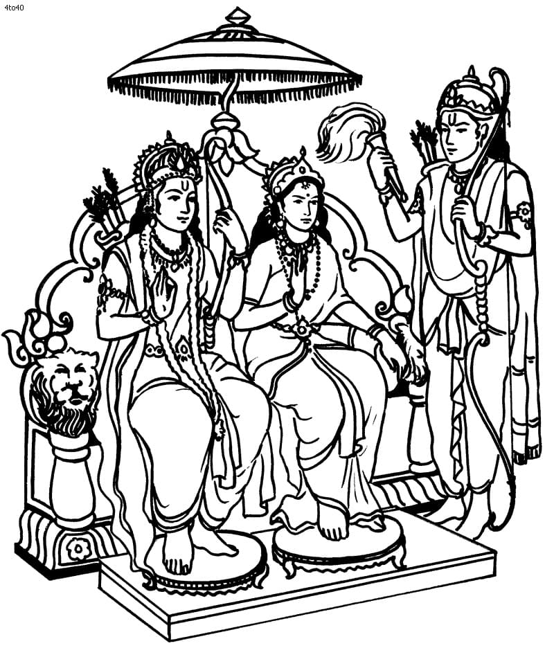 Rama Sita And Laxman