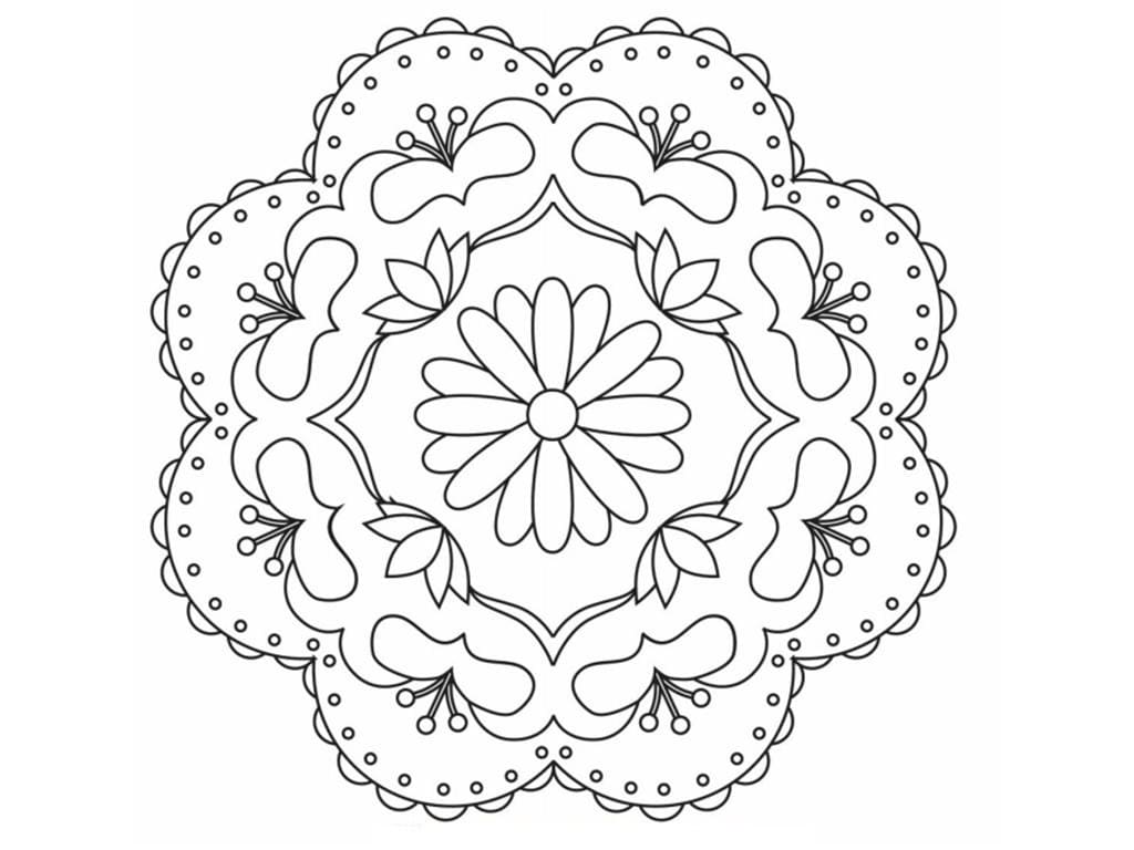 Rangoli Diwali Printable