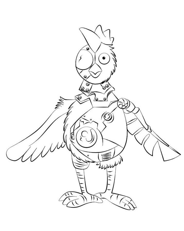 Roboter-Huhn