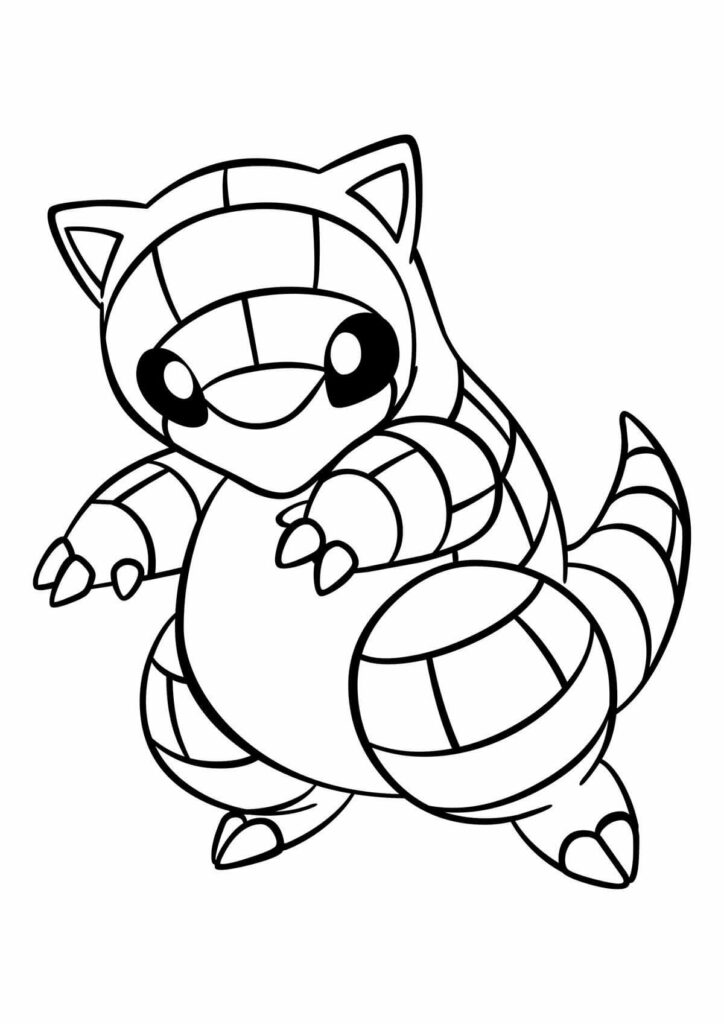 Sandshrew 3 – Coloring Pages