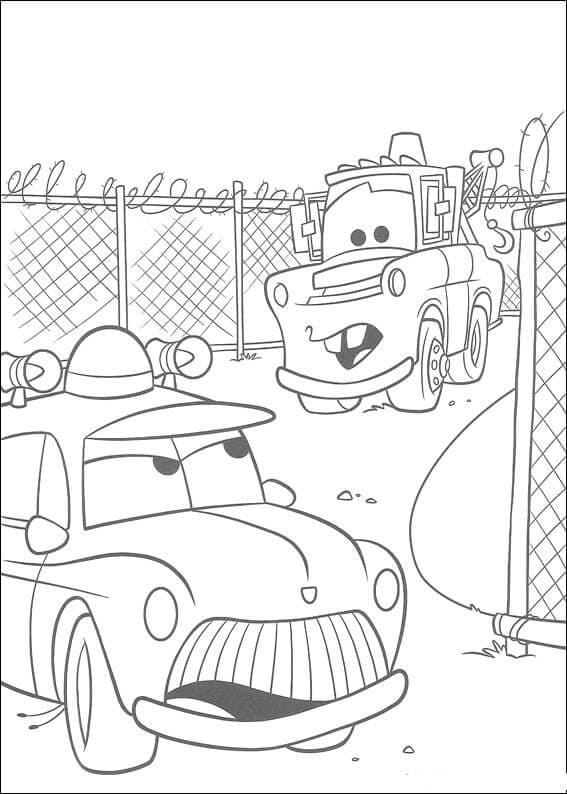 Free Tow Mater - Coloring Pages