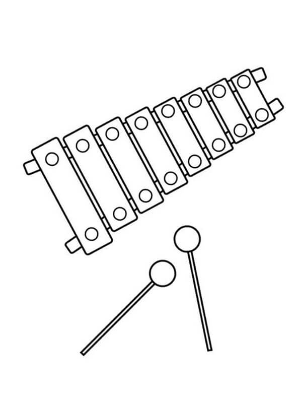 Einfaches Xylophon