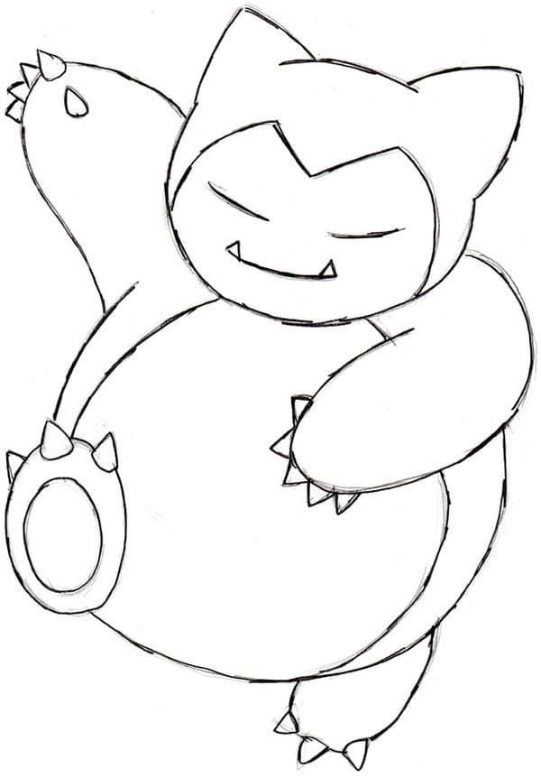 Snorlax Sketch