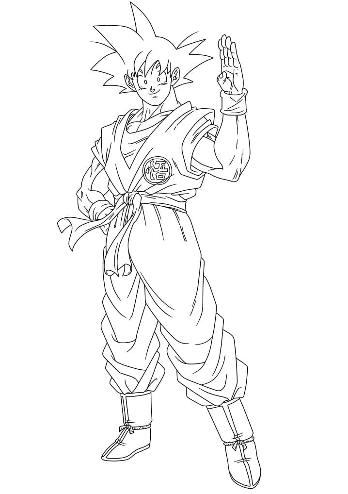 Son Goku Smiling