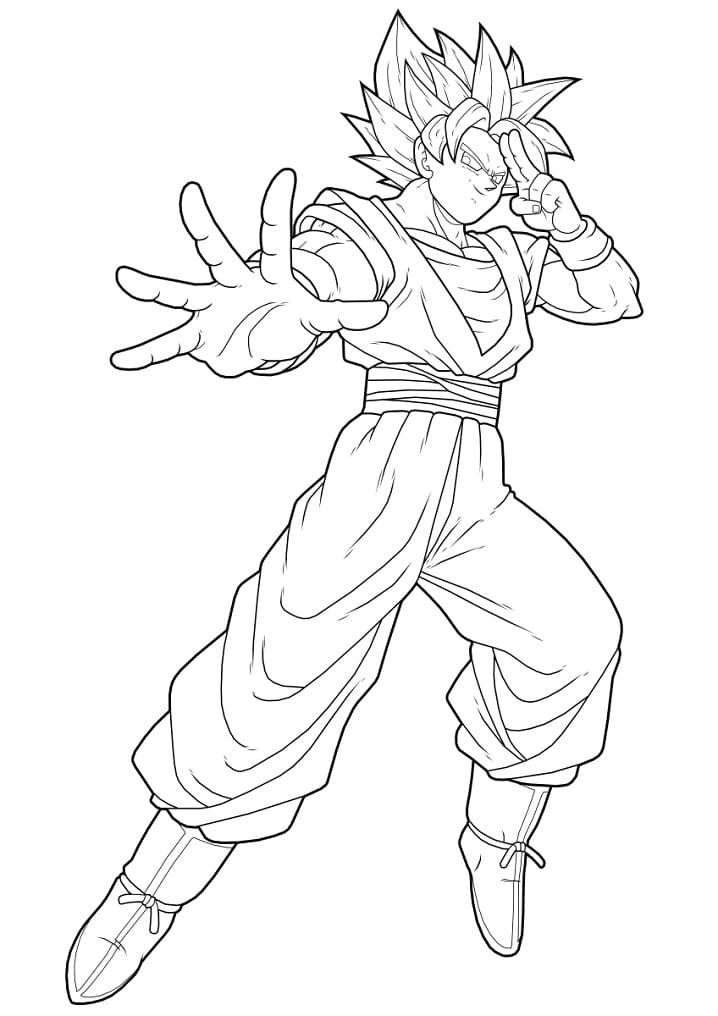 Son Goku using Instant Transmission