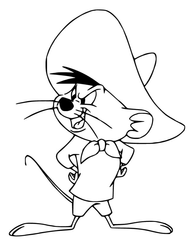 Free Speedy Gonzales - Coloring Pages