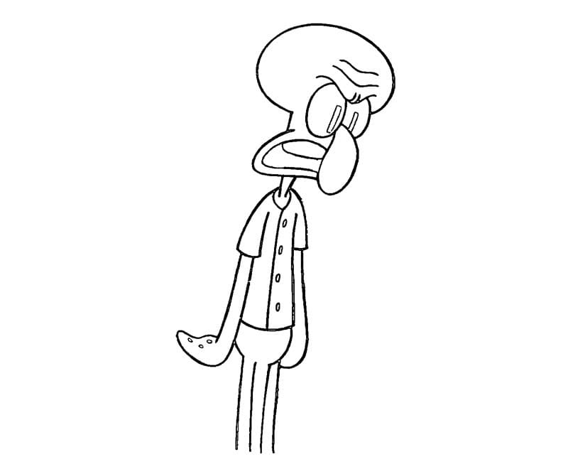 Squidward is Angry
