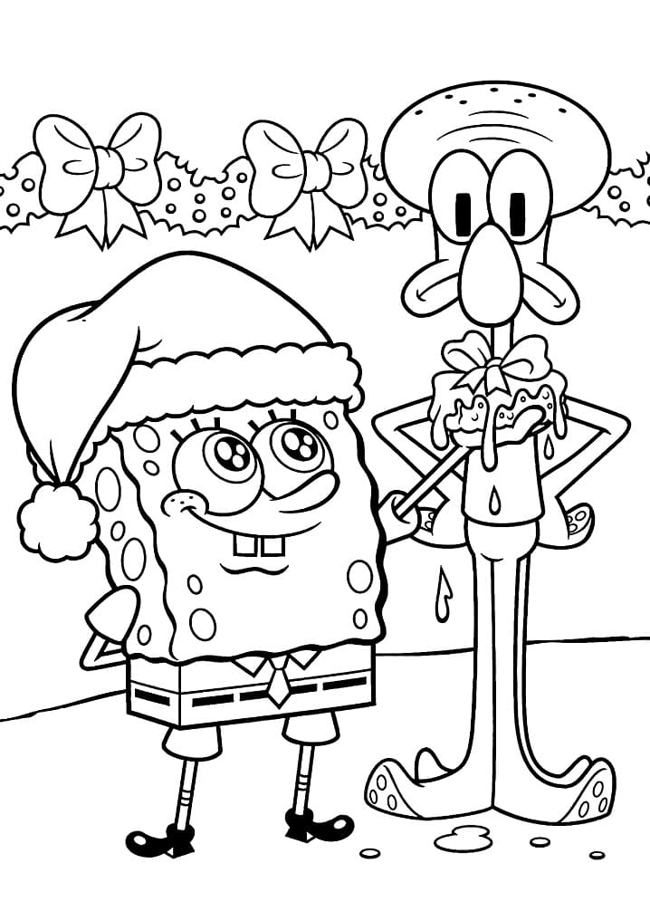 Squidward on Christmas