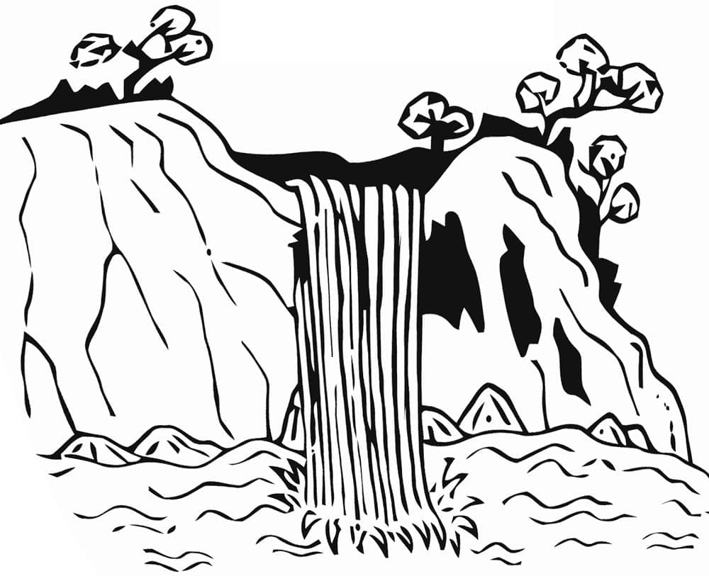 Waterfall Printable