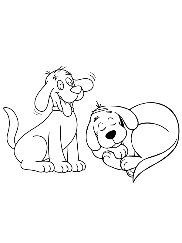 clifford-coloring-pages