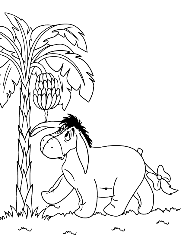 Eeyore Coloring Sheet for Serenity Färbung Seite - Kostenlose druckbare ...