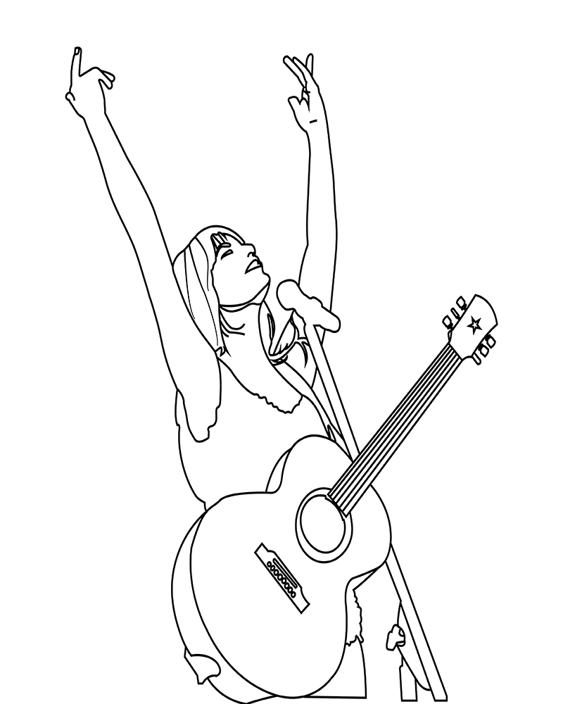 The Eras Tour - Coloring Pages