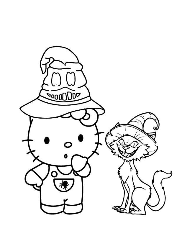 exceptional-hello-kitty-halloween-coloring-pages