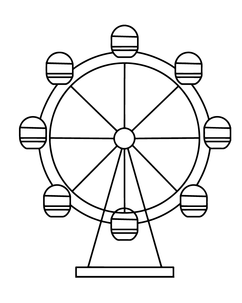 Ferris Wheel Marvel Färbung Seite - Kostenlose druckbare Malvorlagen ...