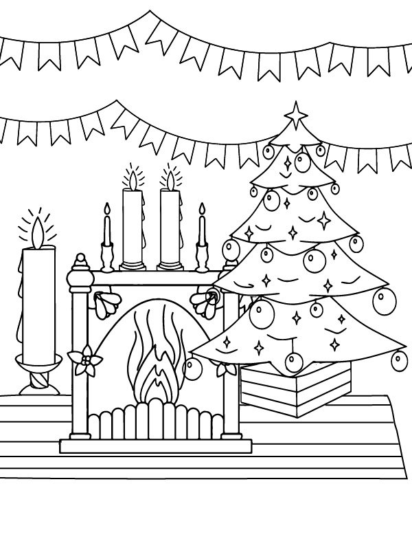 free-printable-christmas-fireplace-f-rbung-seite-kostenlose-druckbare-malvorlagen-f-r-kinder