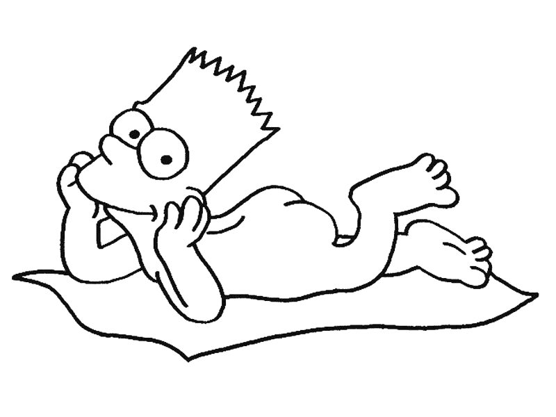 Lustiger Bart Simpson