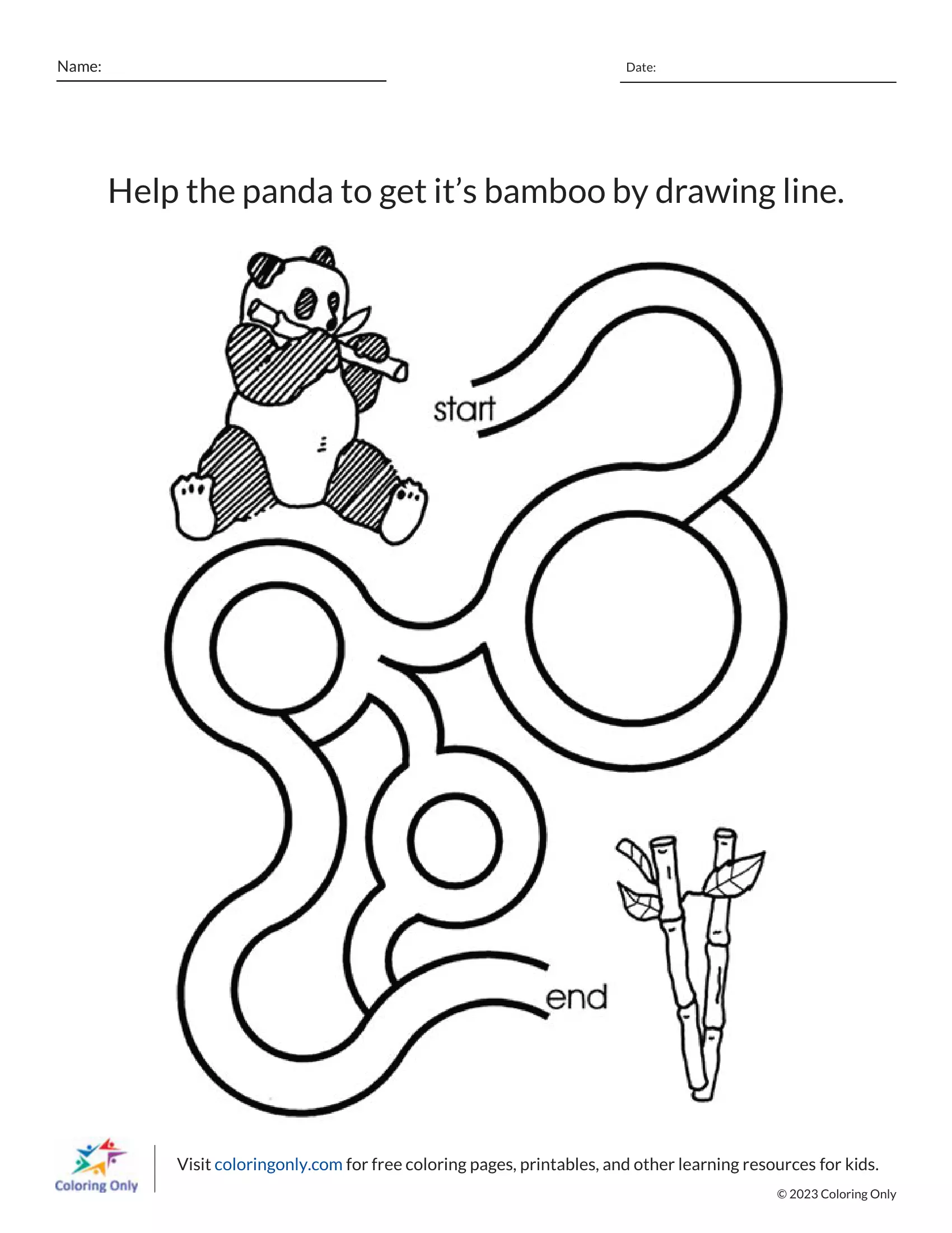 help-the-panda-game-coloring-pages