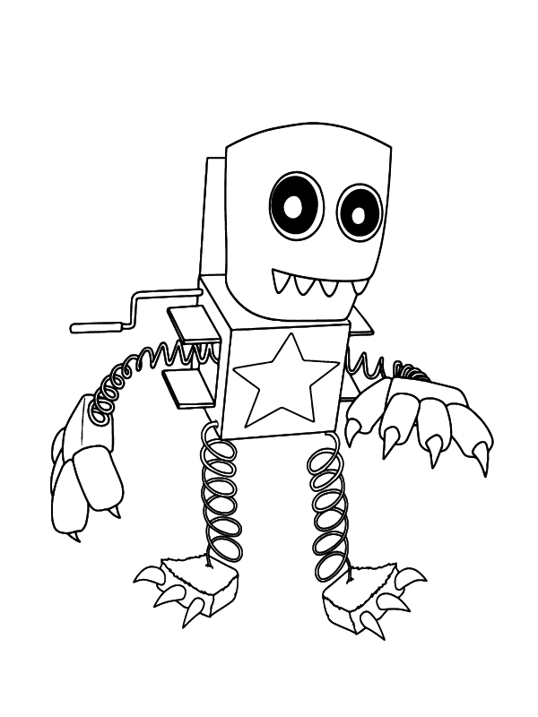 BoxyBoo - Coloring Pages