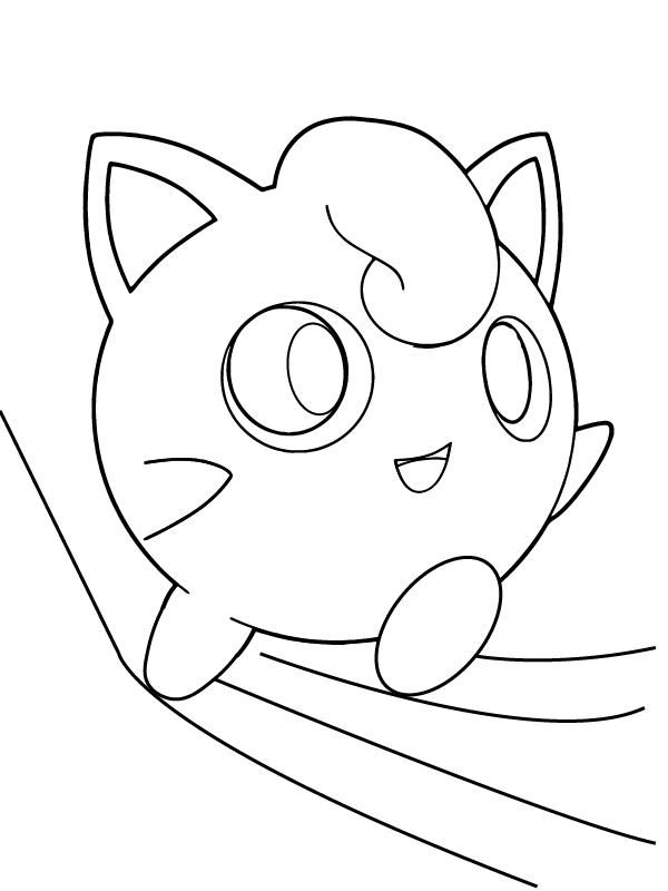 Sch Nes Malblatt Von Jigglypuff Coloring Pages