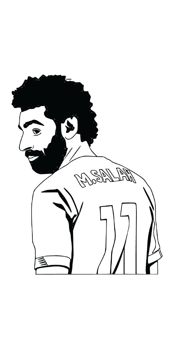 M. Salah - Coloring Pages