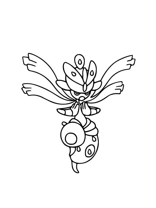 Medicham Pokemon Mega Evolution – Coloring Pages