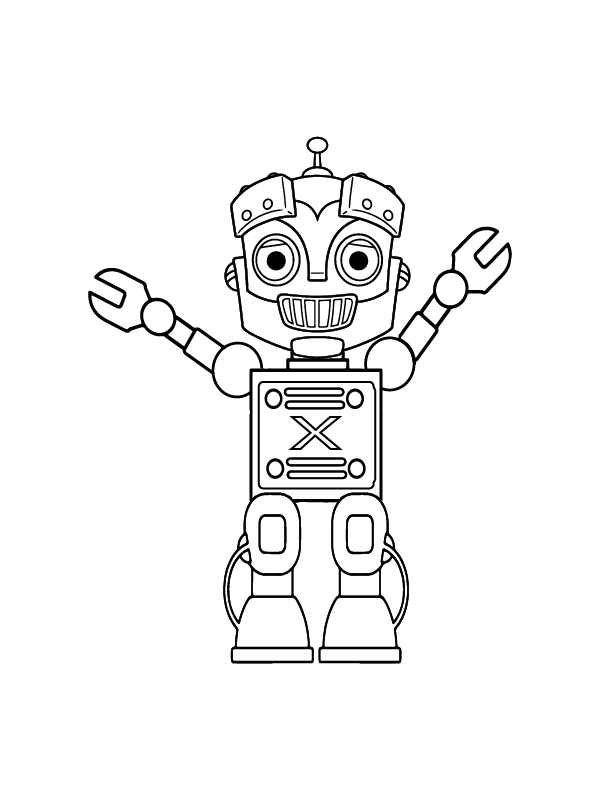 Robots - Coloring Pages