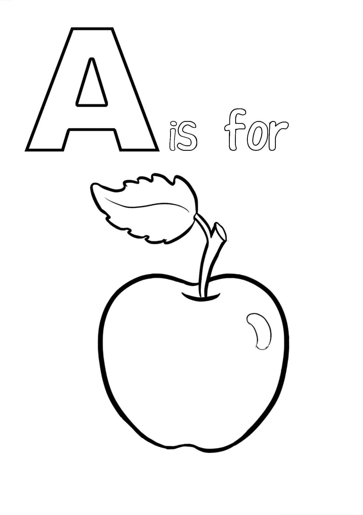 A es por una Manzana