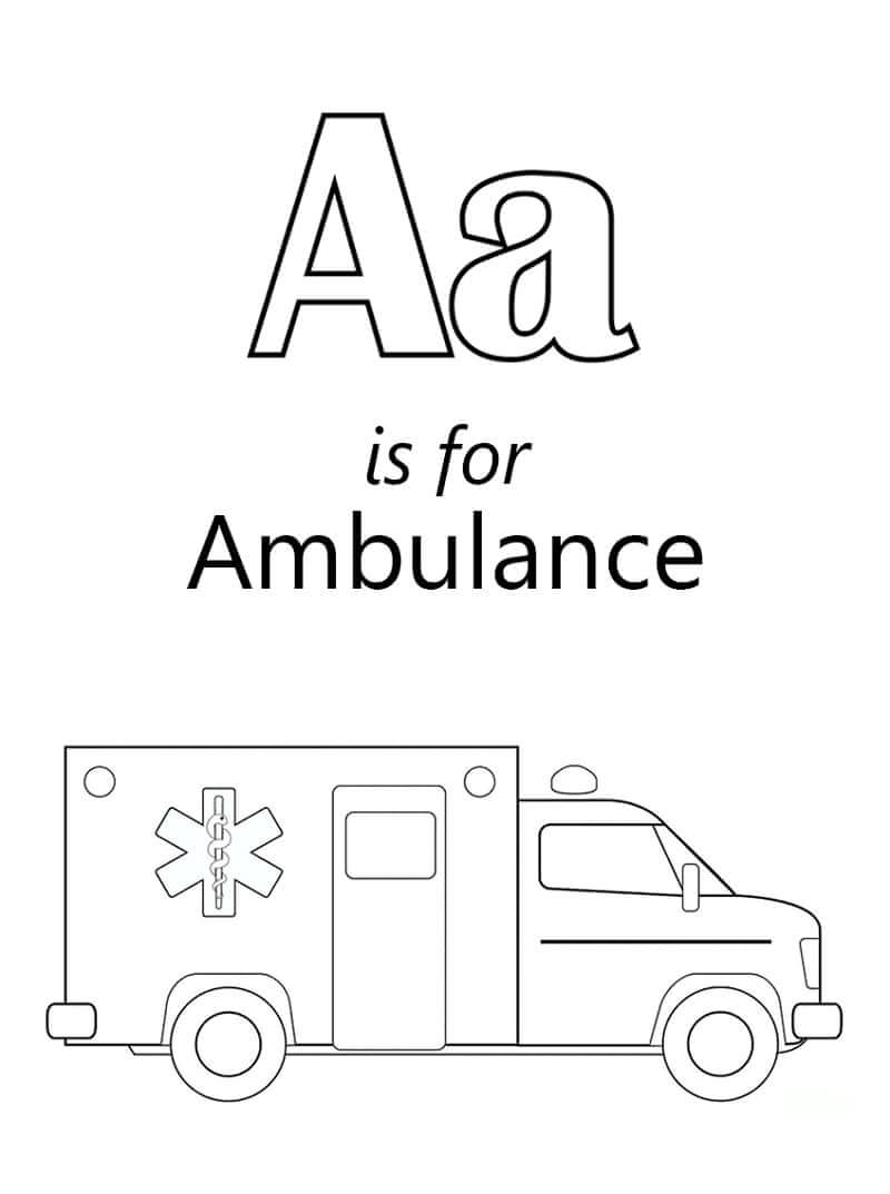 Ambulancia Letra A 1