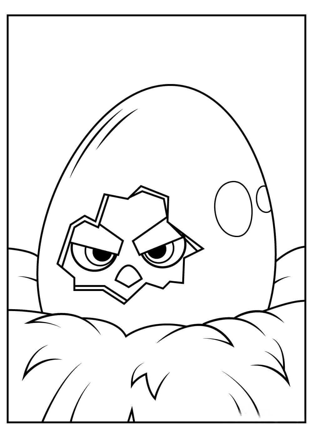 Angry Bird en Huevo
