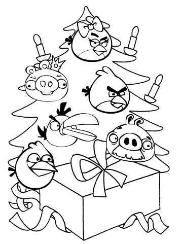 Angry Birds en Navidad
