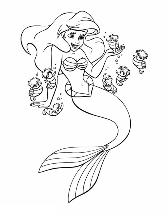 Ariel y los Caballitos de Mar