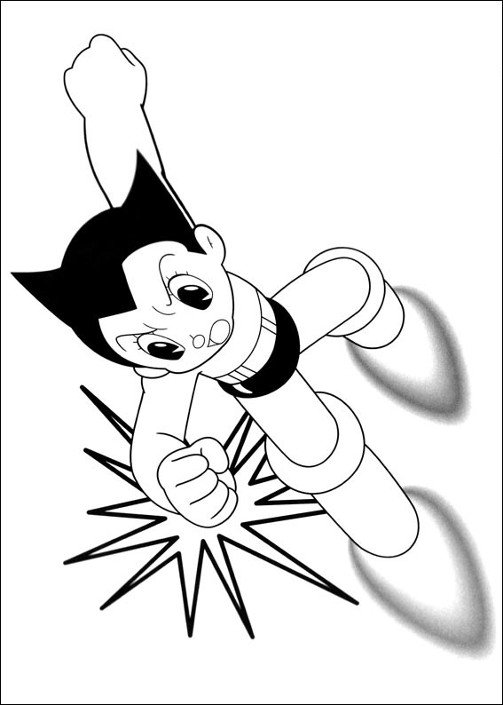 Astro Boy Luchando