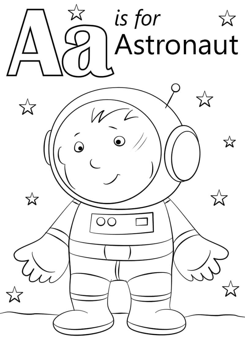 Astronauta, Letra a