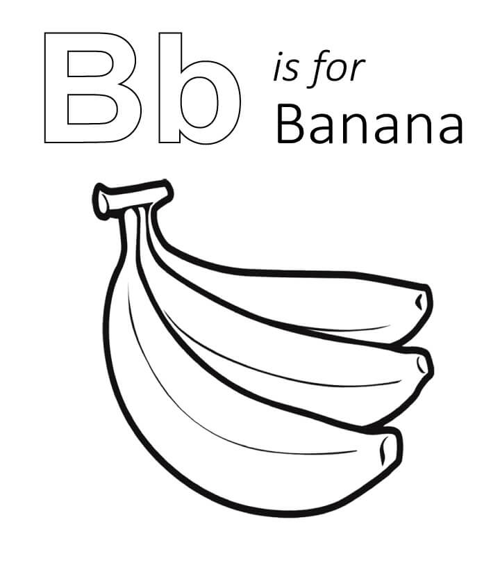 B es para Plátano