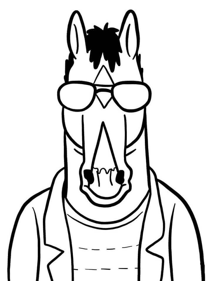 BoJack Horseman Con Gafas De Sol