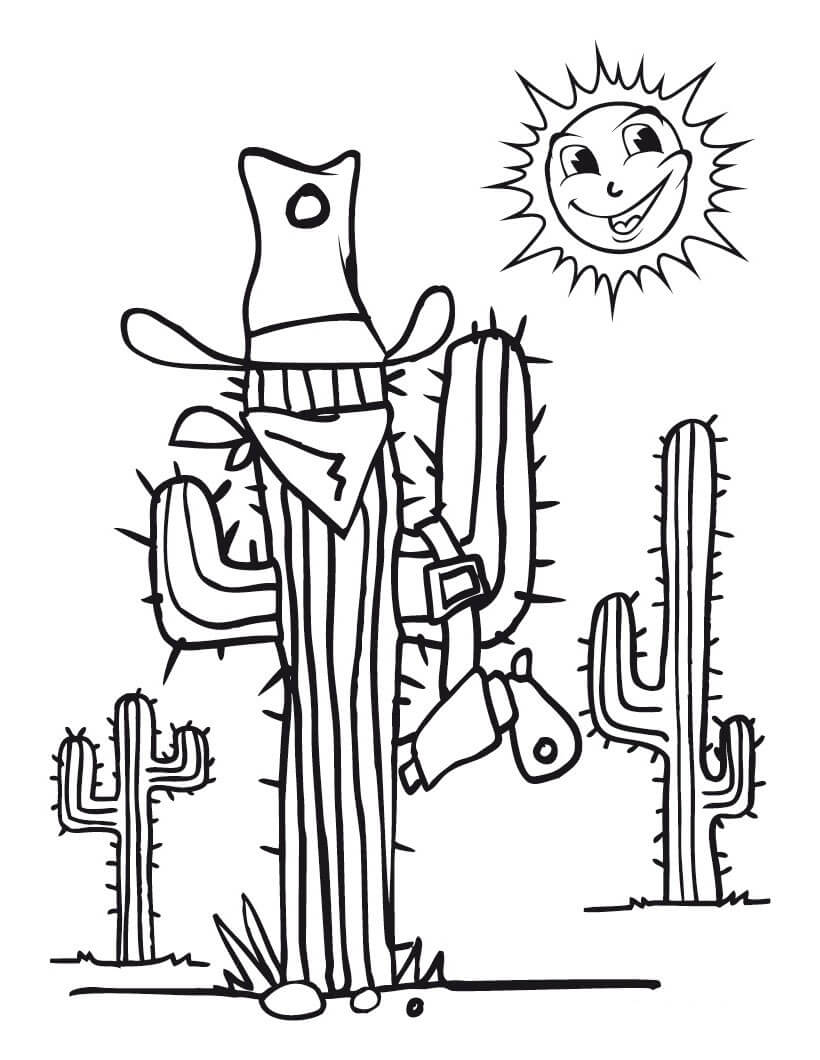 Cactus de Dibujos Animados