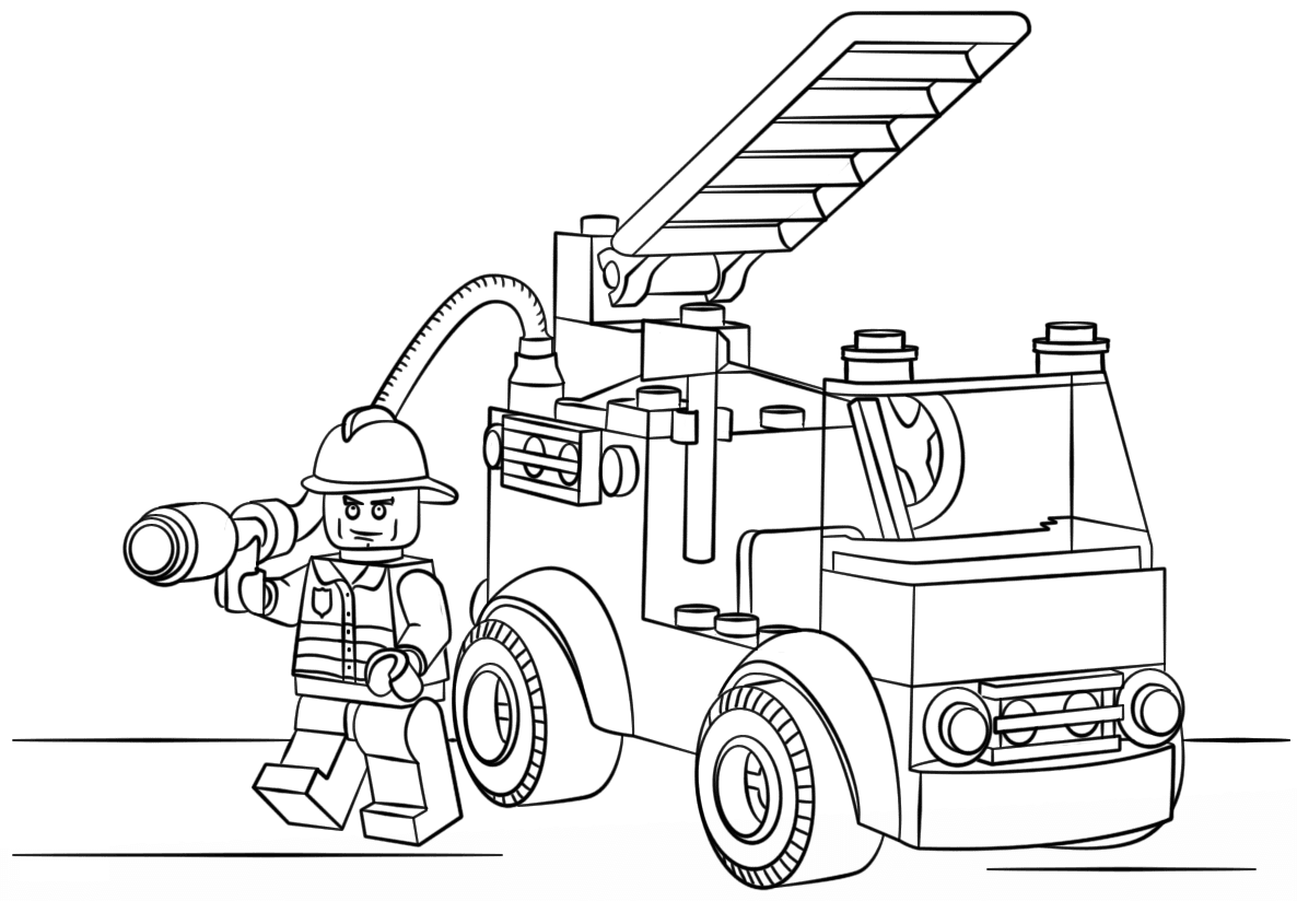 Camión de Bomberos de Ciudad Lego