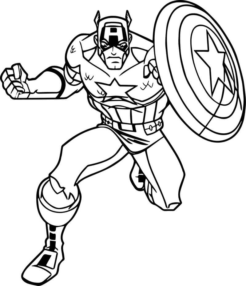 Capitán América de Dibujos Animados